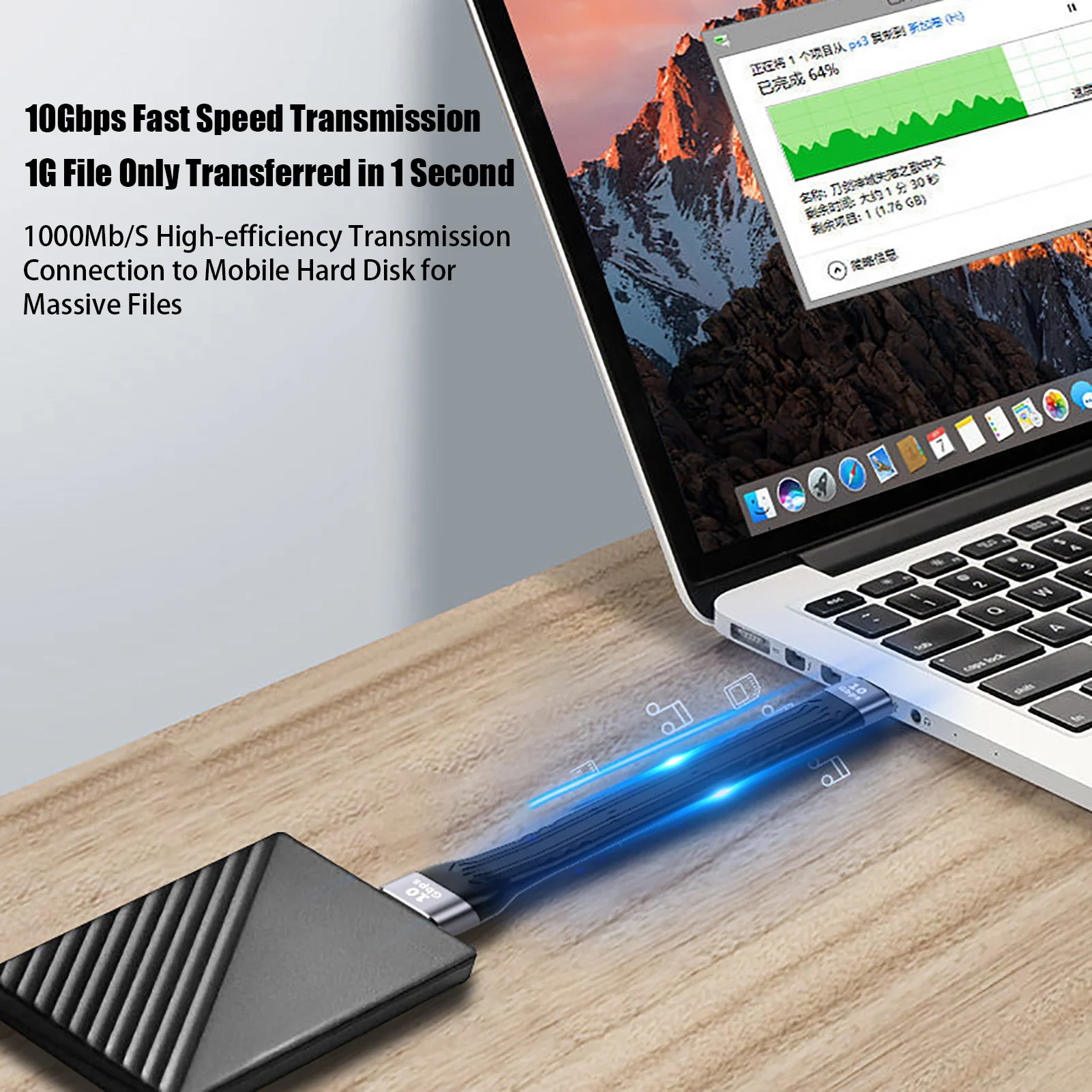 

Кабель для быстрой зарядки и передачи данных, usb 3.1 10 Гбит/с
