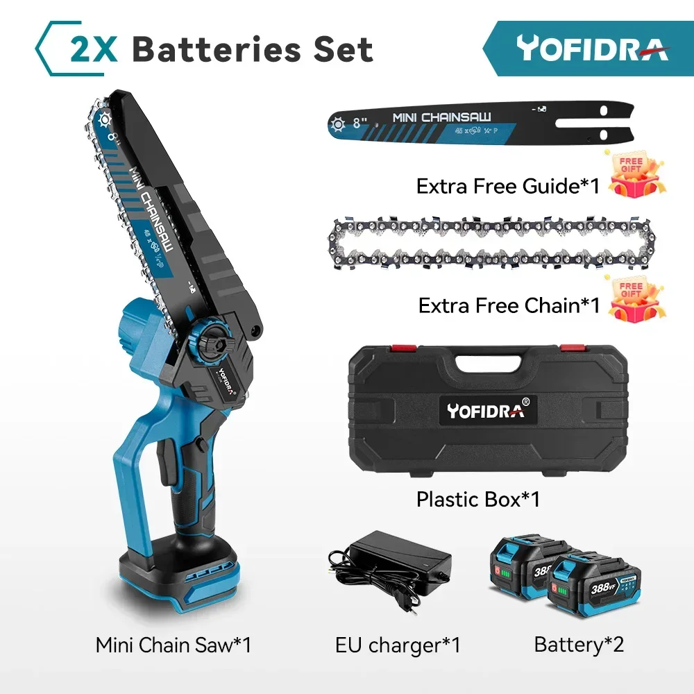 

Yofidra 8-дюймовая бесщеточная аккумуляторная электропила для Makita 18В