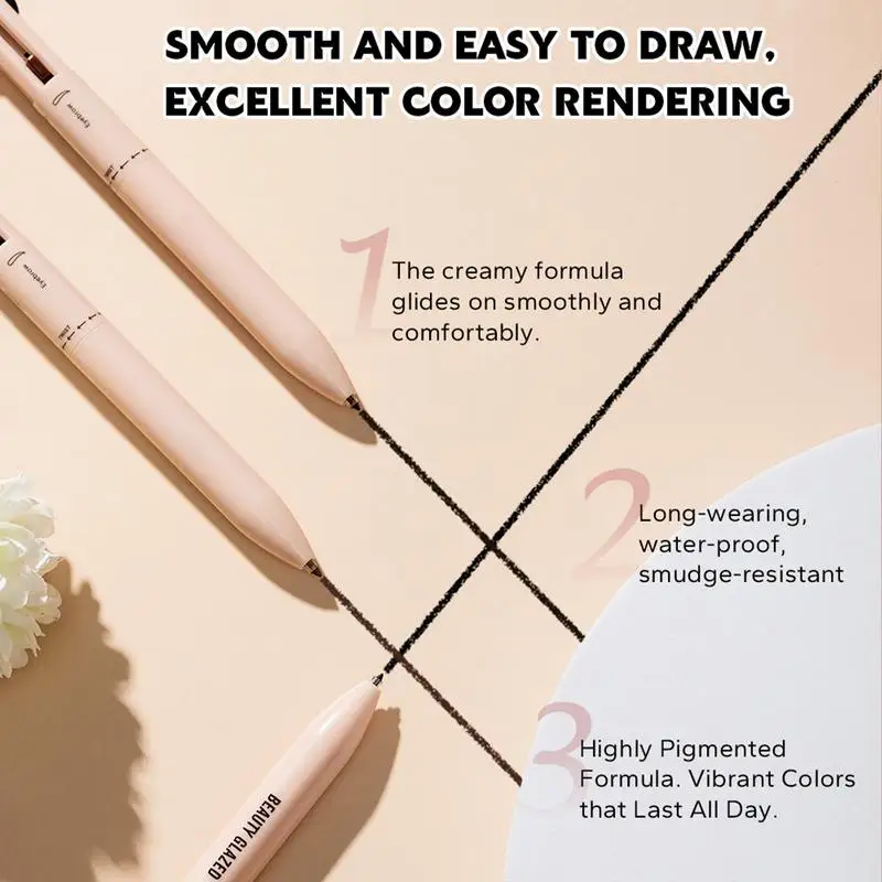 Дорожные ручки для макияжа разноцветная подводка глаз хайлайтер