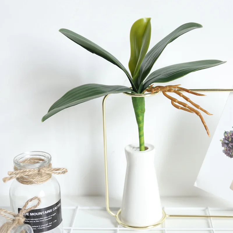 

Artificial Plant 26cm5 Piece Phalaenopsis, Living Roompotted Plants on The Desktop The,wedding Background Layout,home Decoration