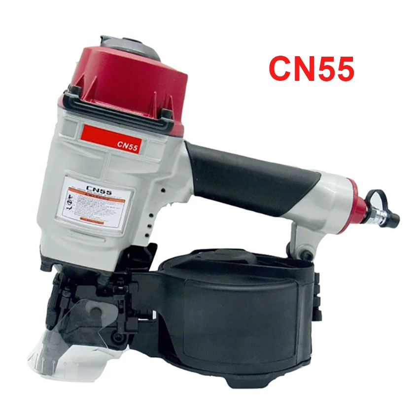 Pneumatic Nail Gun CN55 Air Nailer Gun For Wooden Box Nail Gun Roll Nail Grab Wood Tray Pneumatic Siding Coil Nailer Gun