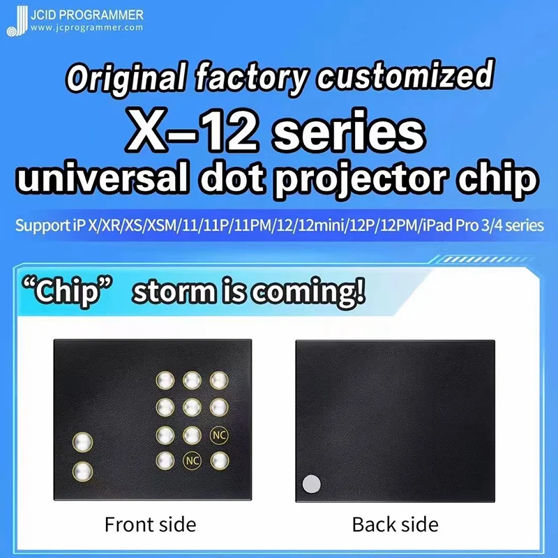 

JC All-in-one Chip Face ID Repair For X-12 PRO MAX iPad Pro4 JCID General Dot Projector IC No Transfer Required Easy To Install