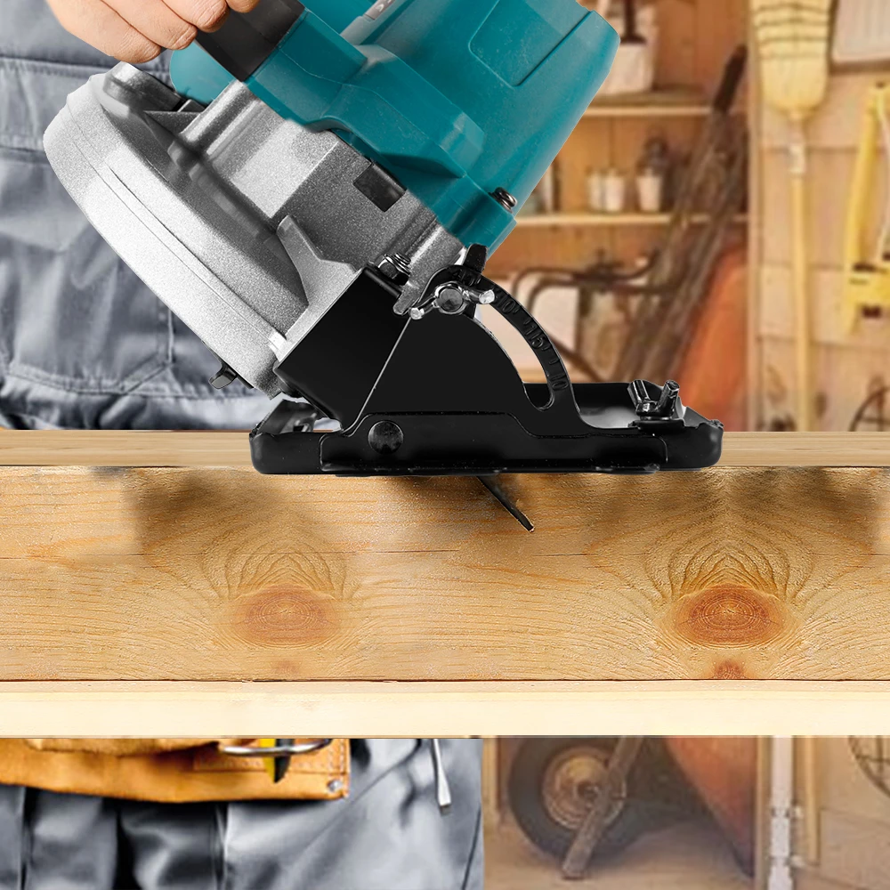 7 Inch Brushless Circular Saw 180mm 10800Rpm 3 Saw Blade Cordless Woodworking Cutting Tool for Makita 18V Battery Electric Saw 4