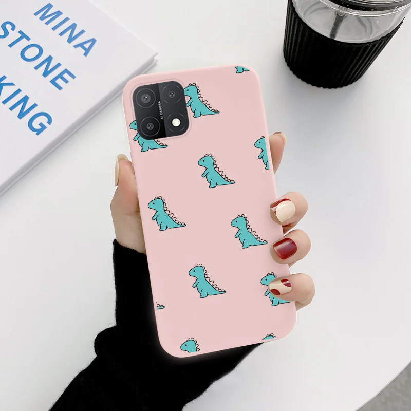 Для OPPO A15 4G A 15 чехол для телефона OPPOA15 динозавр защитное животное сова мягкий