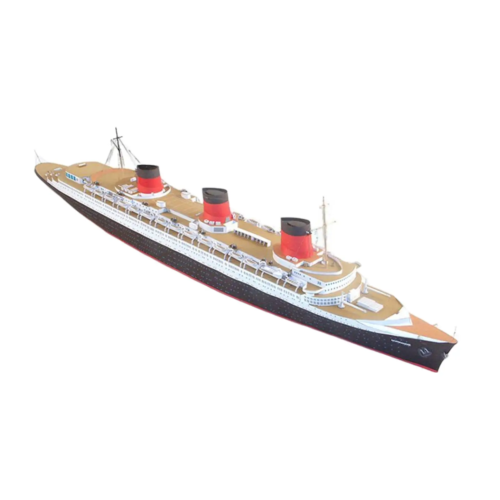 

3D Paper Puzzle 1:400 Scale Boat for Collection Children Birthday Gift