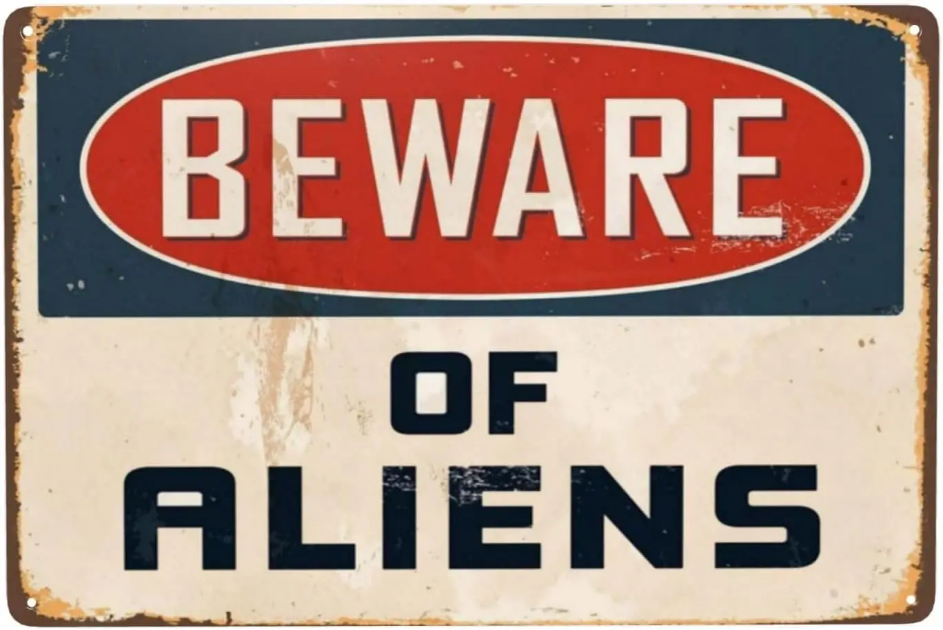 Cuton Bgfoot re Sty On Mrked Trls Hkng Cmpng Metl Sgn 12 x 8 дюймов (БЕВЕРИ)