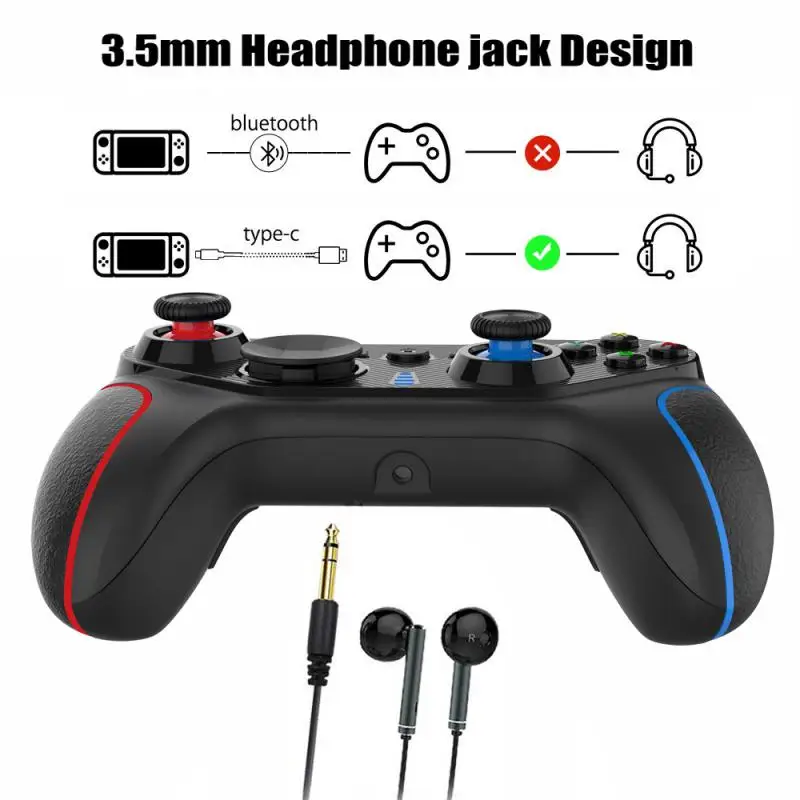 

Joystick D-pad Can Be Replaced High-quality Double Vibration Intensity Comfortable For Switch Game Console Gamepad Usb