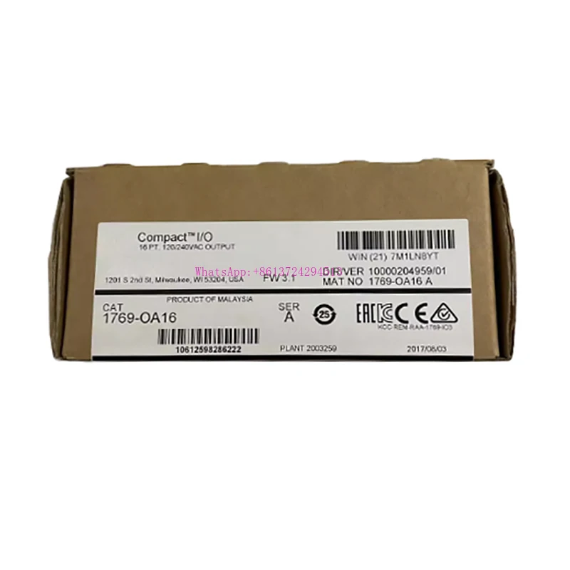 Новый оригинал в коробке 1769-OA16 {Складской запас} Гарантия 1 год Отгрузка течение 24