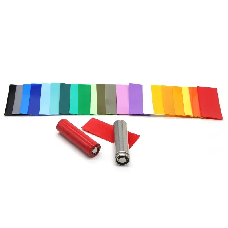 20/50/100 шт. 18650 аккумуляторная пленка ПВХ термоусадочная трубка предварительно