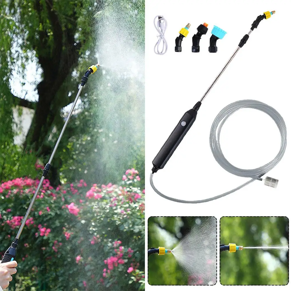 

Garden Electric Sprayer Battery Powered Watering Wand Automatic Pumping Sprayer 360 Adjustable Nozzle Leakproof For Garden H5U5