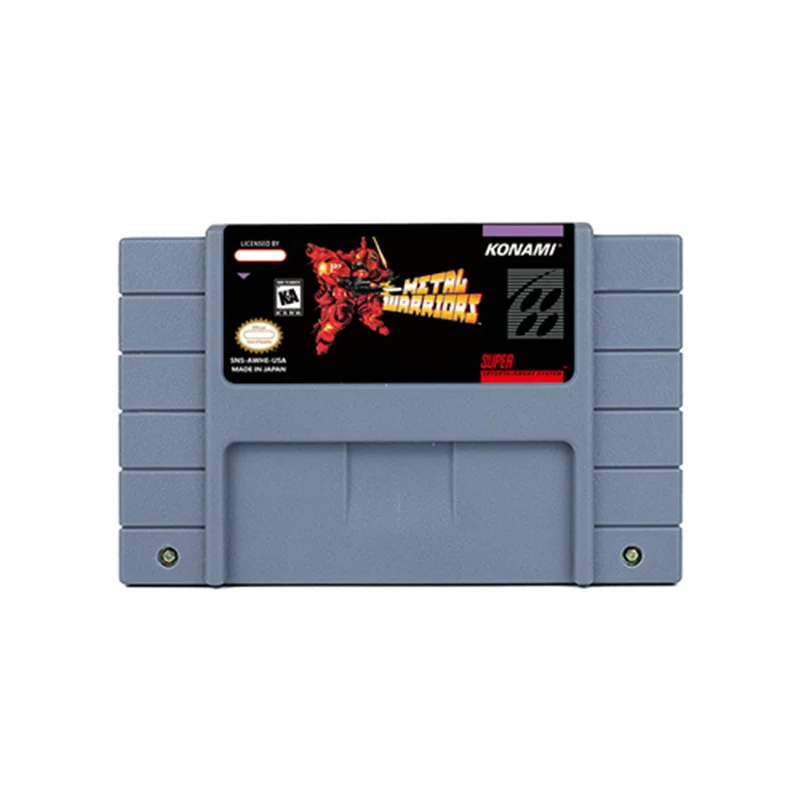 

Металлическая игра «Уорриорз» для SNES 16 бит