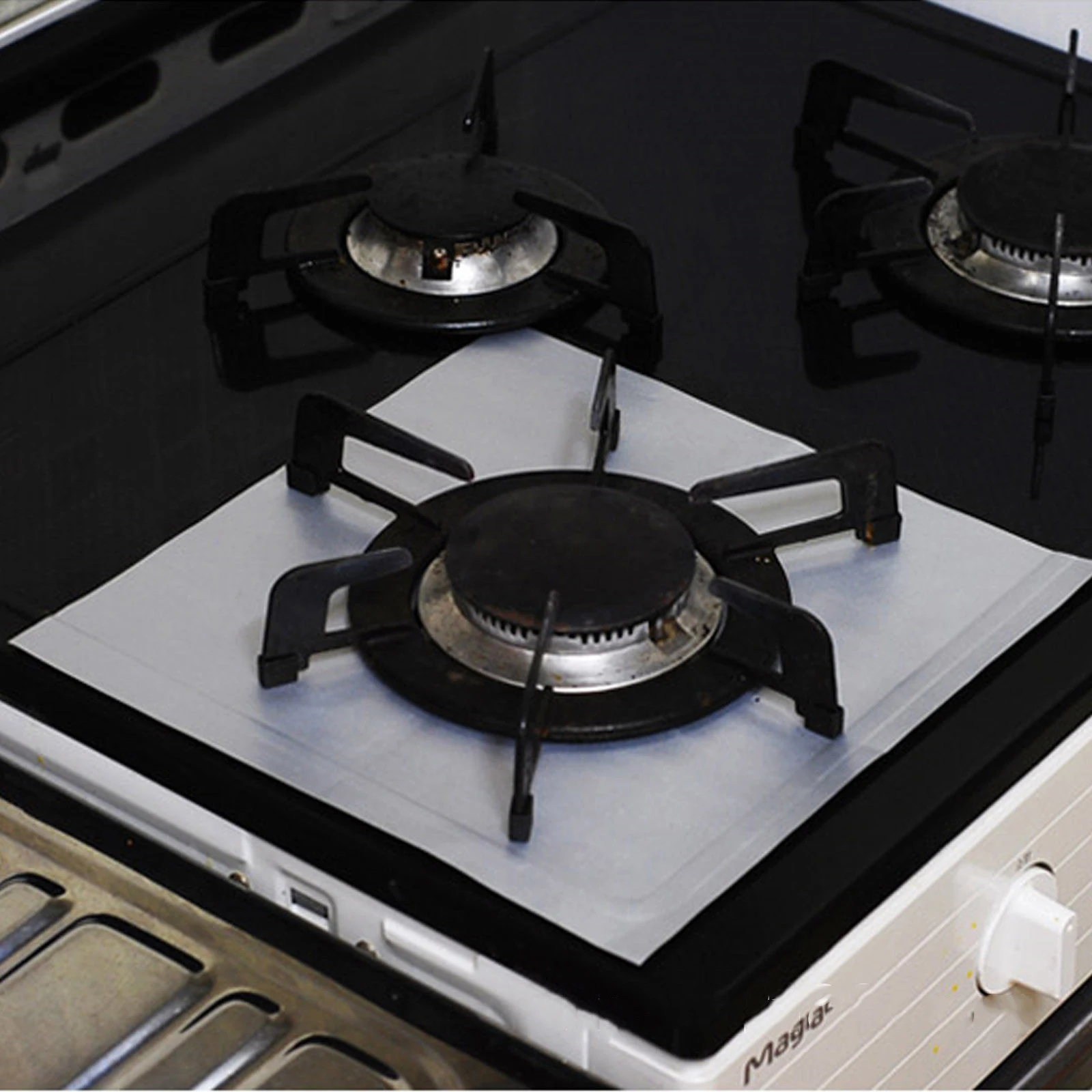 

Защитная накладка для плиты, серебристая, черная, бежевая, 4 шт.