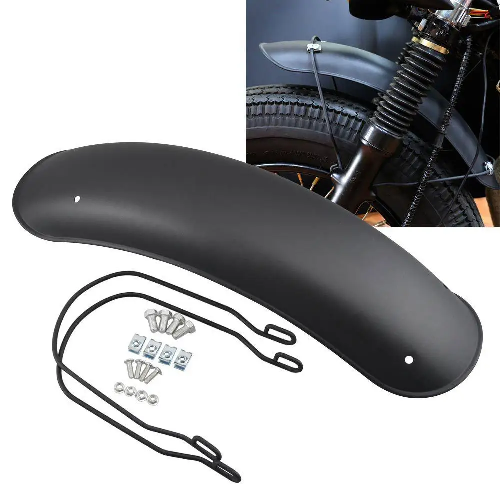 

Motorcycle Front Mudguard Replacement Retro Wheel Mud Guard Modified Parts Universal Compatible for Cg125 Z1000