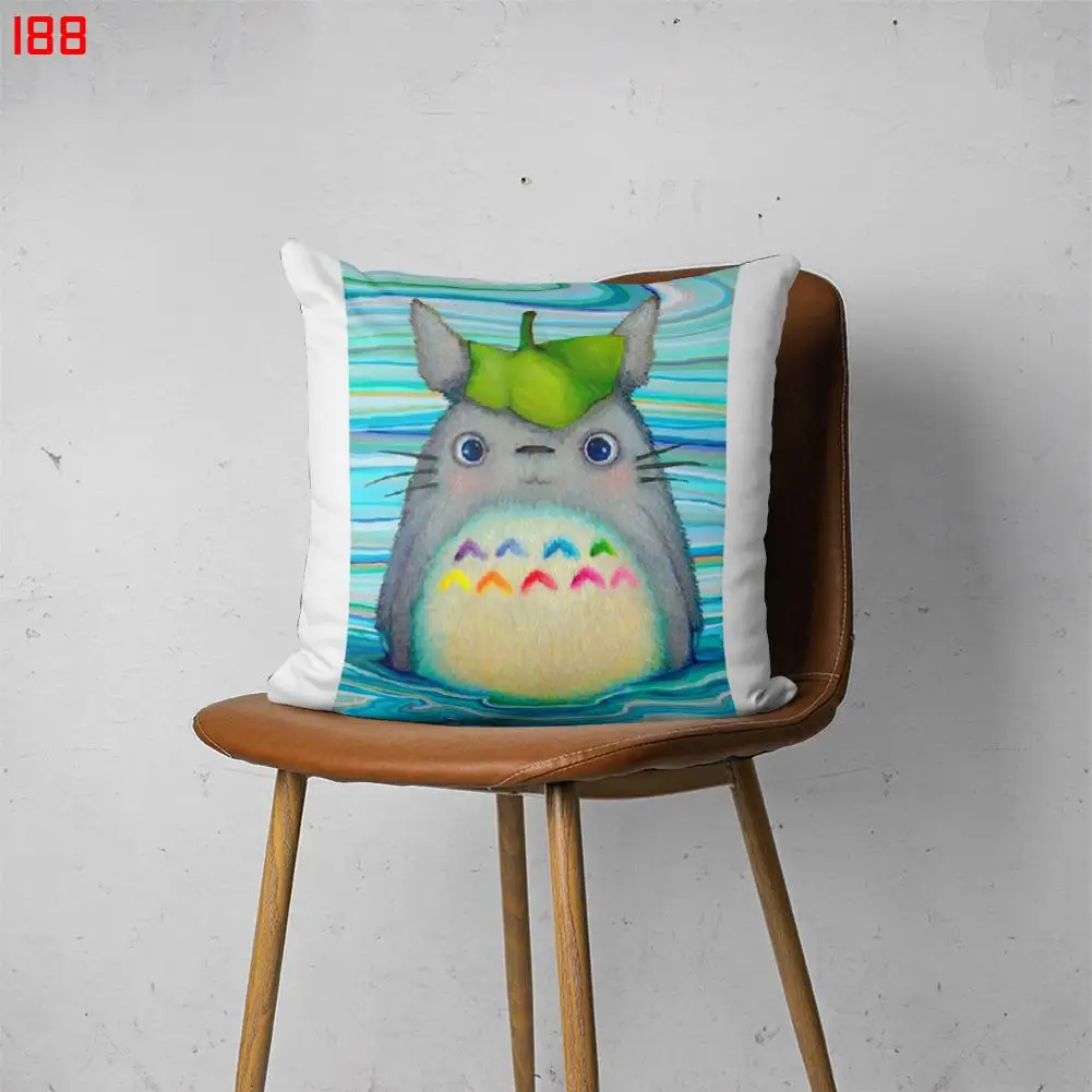 

TOTORO 00188 Customizable Bedroom Bed Sofa Hotel Car Lumbar Pillow Fashion Decorative Cover