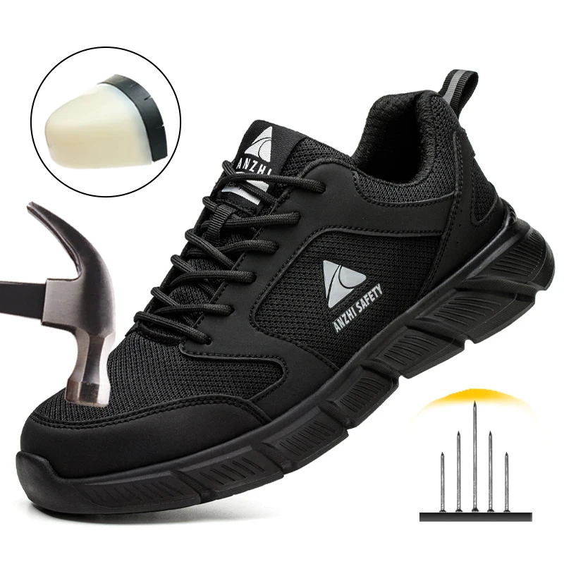 

Мужские летние рабочие ботинки из ткани