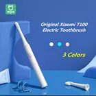 Xiaomi Официальный магазин Mijia Sonic электрическая зубная щетка T100 для взрослых и детей Mi умная зубная щетка USB перезаряжаемая IPX7 водонепроницаемая
