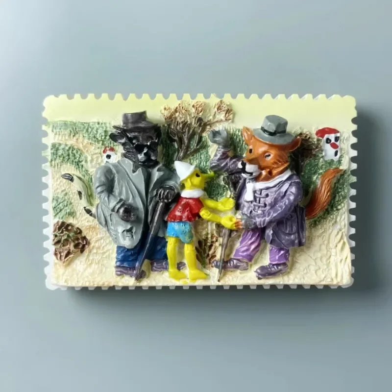 

Italy Tourist Souvenirs Fairy Tale Fridge Stickers Wedding Gifts White Board Magnetic Stickers Circus Refrigerator Stickers