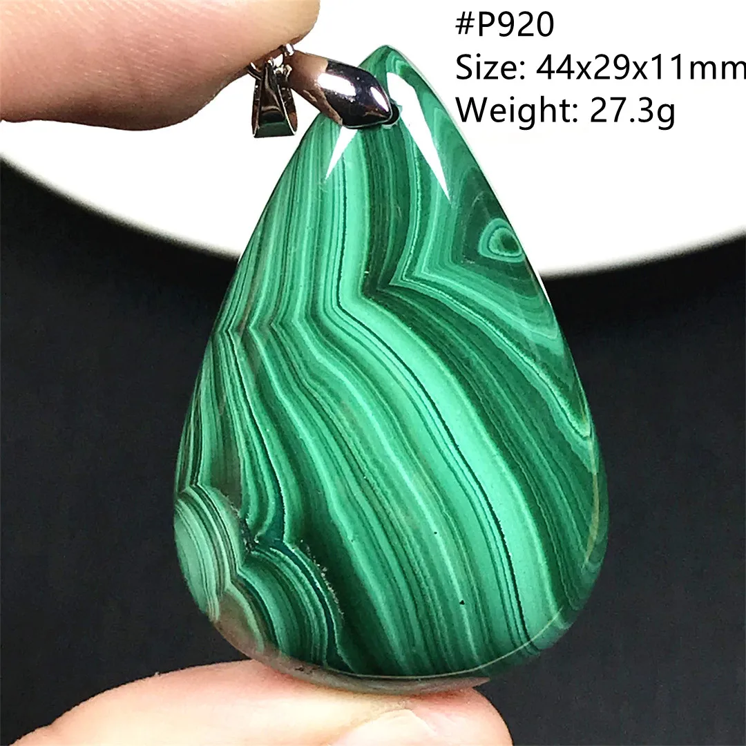 Кулон из натурального зеленого малахита для женщин и мужчин подарок лечебный