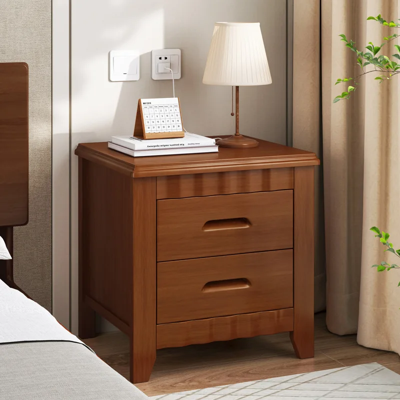 

2022 New NightstandsBedside table solid wood modern minimalist mini small home bedroom bedside cabinet light luxury simple shelf