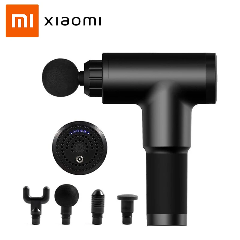

Xiaomi Portable Massage Gun Deep Body Massager For Muscle Pain Relief Exercising Body and Relaxation Slimming Shaping Massager