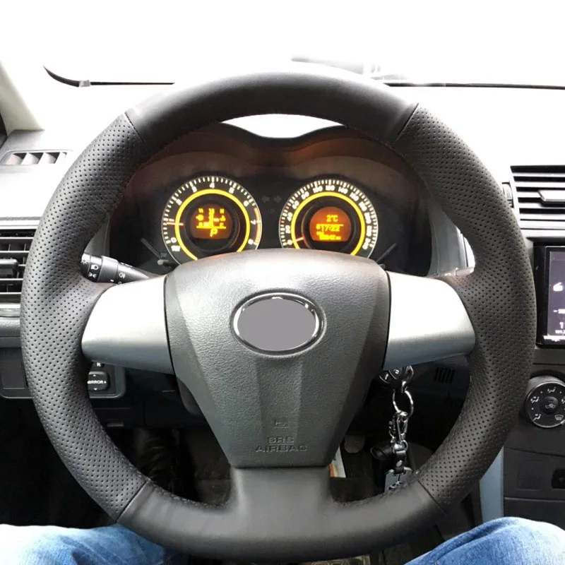 

Custom Protective Car Steering Wheel Covers , For Toyota Rav4 2011 2012 Universal 4 Seasons Breathable Anti-Skid Accessories