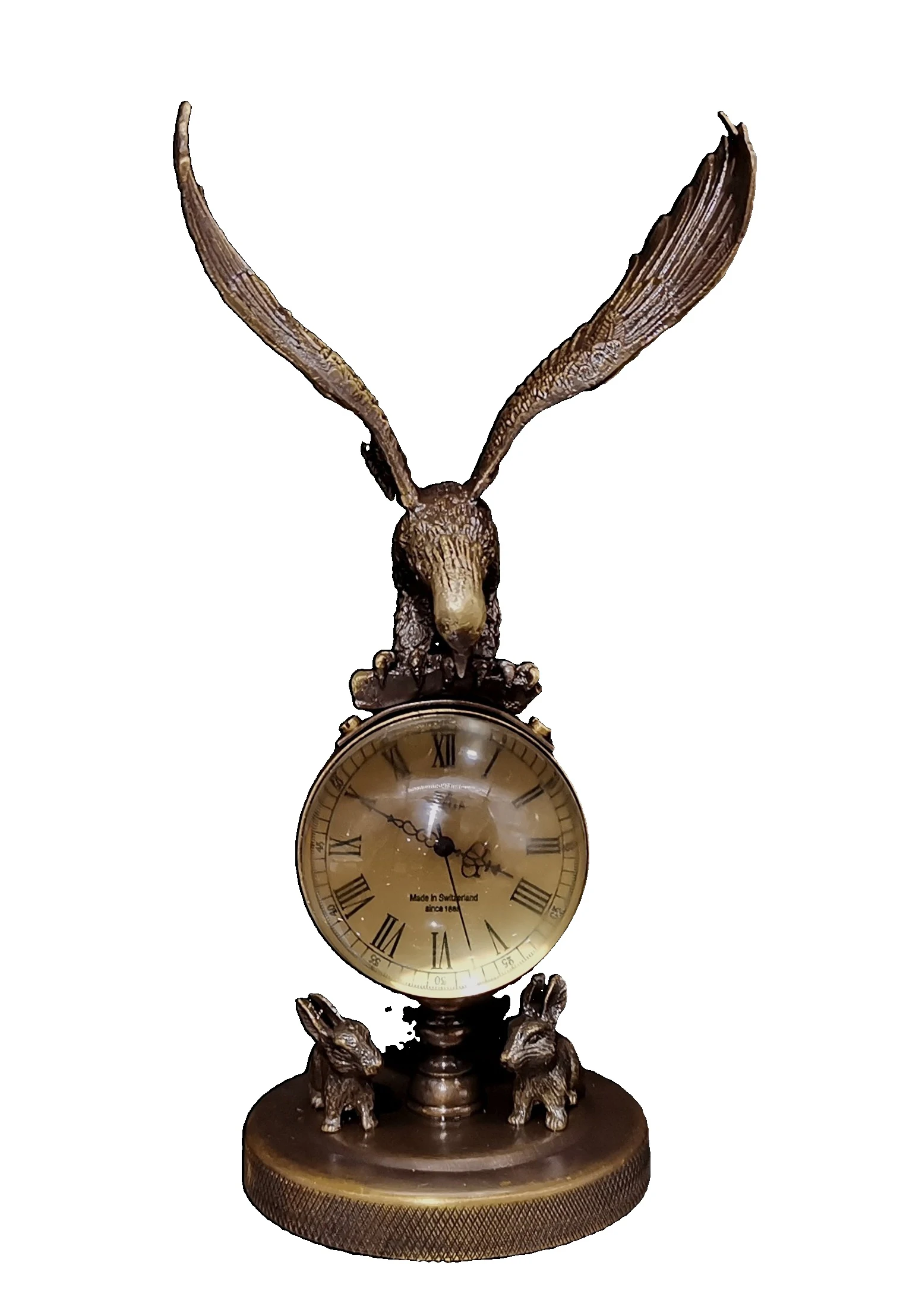 

LAOJUNLU The Eagle часы кролик может использоваться обычно 22 см высотой, традиционный китайский стиль, антиквариат, изобразительное искусство, пода...