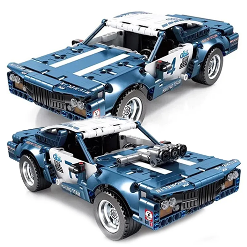 

409pcs Technical Muscle Car Building Blocks Creator Expert City Sport Racing Car Bricks Set Vehicle Model Kid Toys Children Gift