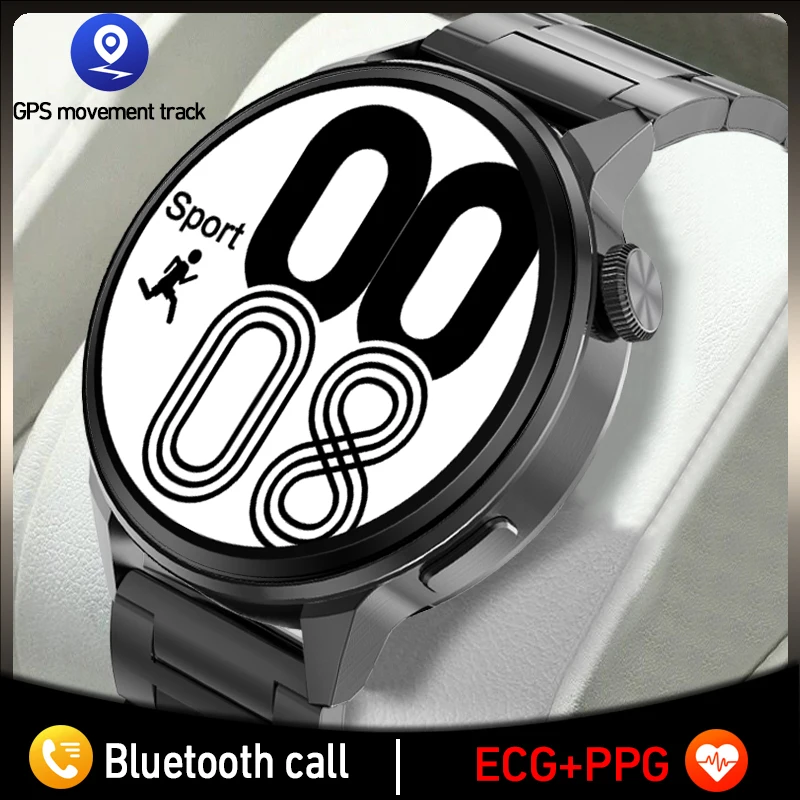 

2023 Новый NFC Bluetooth вызов Smart Watch Мужчины Женщины AI голосовой помощник GPS Motion Track ECG+PPG Smartwatch Дамы IP68 Водонепроницаемый