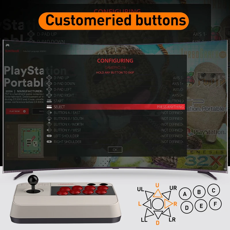 Супер консоль аркадная игровая с 23000 + Ретро-играми для PSP/PS1/MAME машина PS4/PS3/Switch/PC 3D