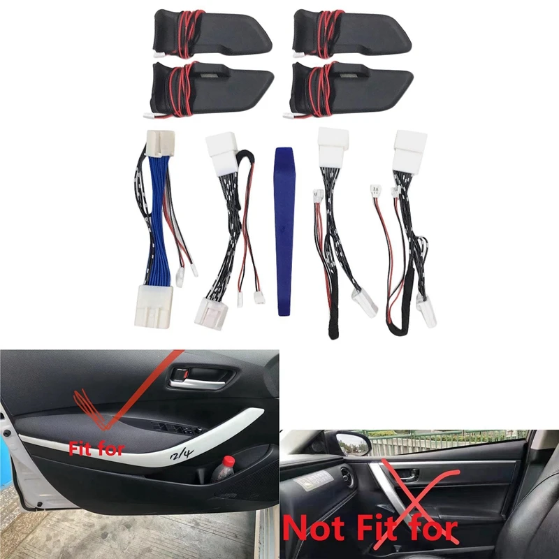 5X для Toyota Corolla 2020 2021 подлокотник двери атмосфера женское интерьерное оформление