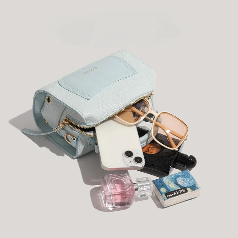 Ледяная синяя сумка-подушка загадка новинка 2024 женская сумка на одно плечо через