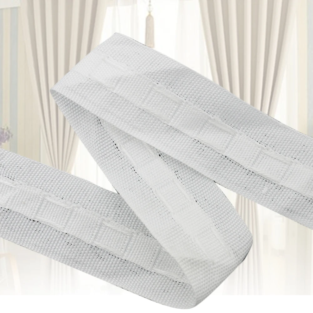 

Прямая затеняющая лента для занавесок «сделай сам», прочная плетеная рулон для занавесок, без запаха, принадлежности для рукоделия, 30 м x 3 см