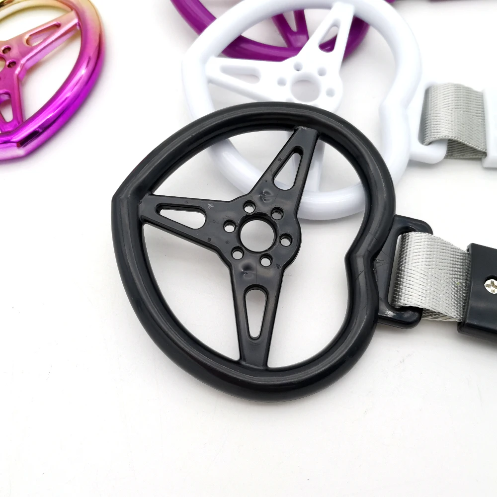 Яркий Автомобильный Буксировочный Ремень Tsurikawa кольцо в форме сердца JDM ручка для