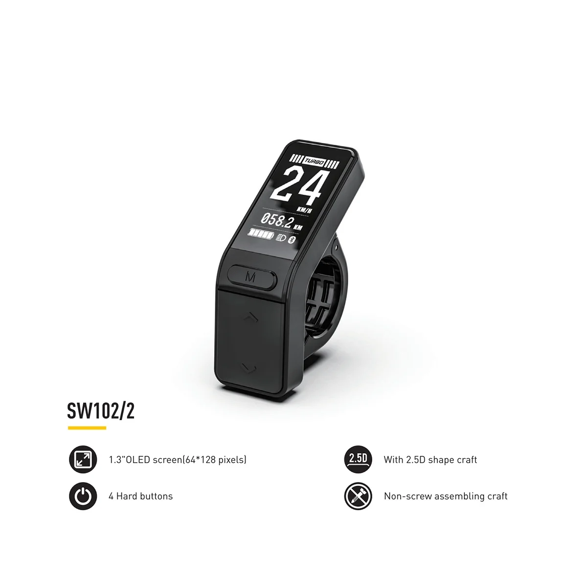 Протокольный дисплей двигателя SW102 CAN подходит для Bafang Mid Motor M500 M510 M600 M800 M820 M420 Φ