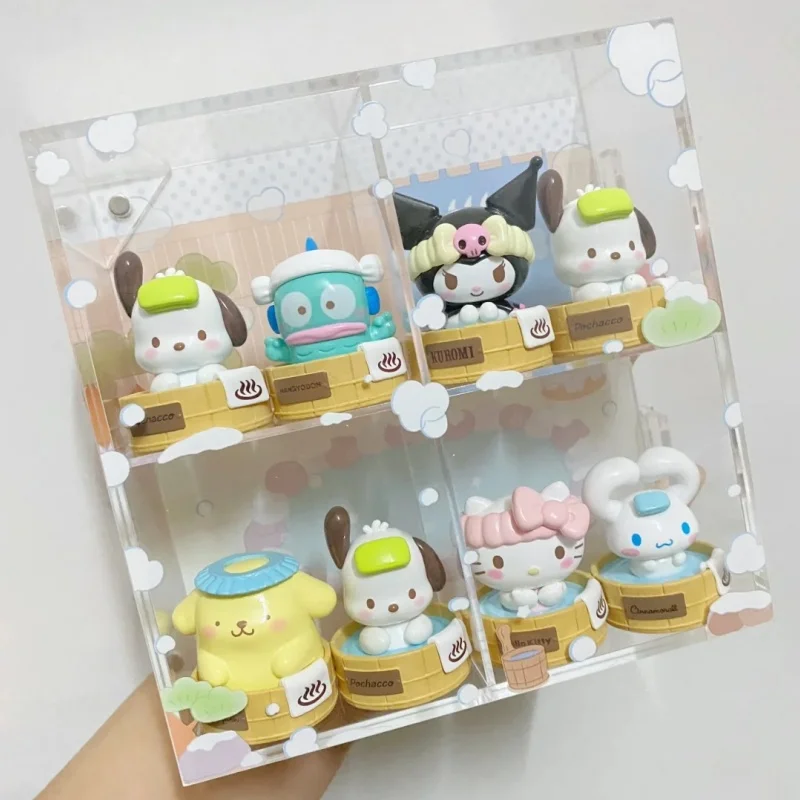 MINISO Фигурки Sanrio Family Hot Spring Series