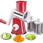 Ролик для картофеля, измельчитель, терка для моркови, съемная 3 лезвия из нержавеющей стали, Нескользящие шлифовальные машины