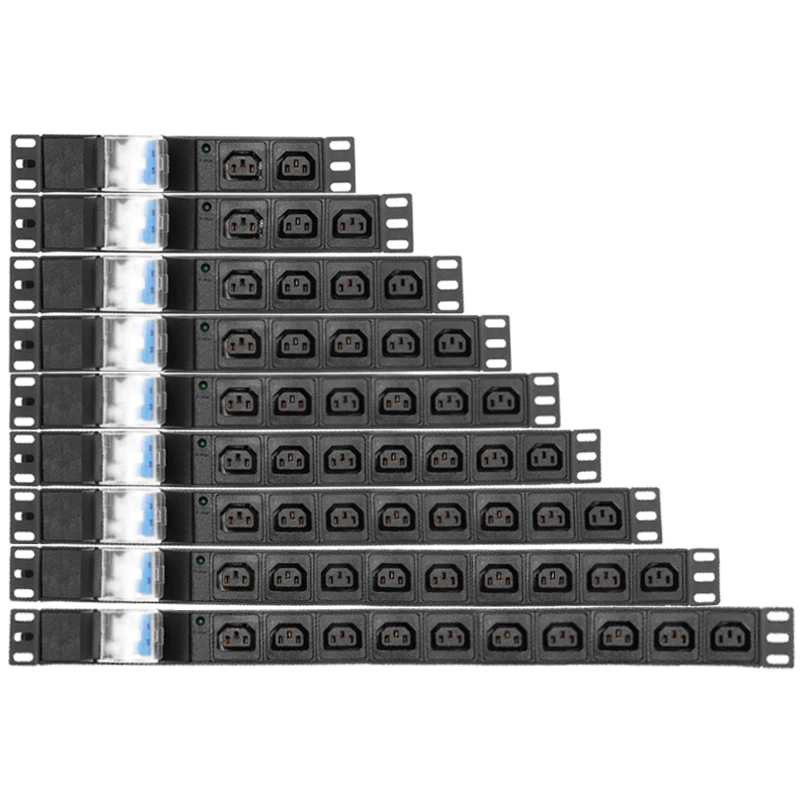 

Network Rack PDU Power Strip 16A/4000W 32A/8000W High-power Socket 2-10 Ways IEC C13 Socket Wiring Board Without Wires