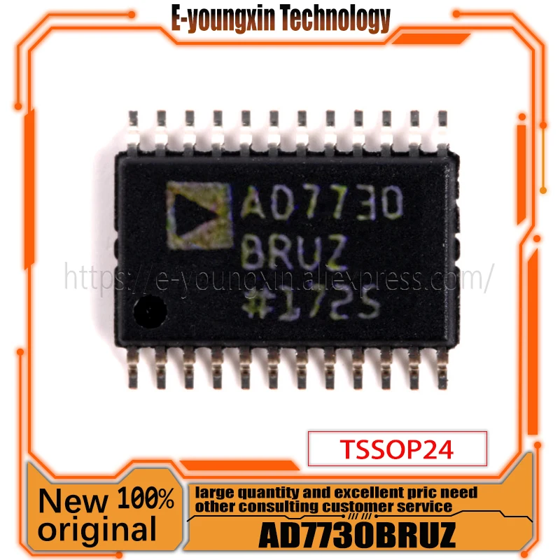 

Аналогово-Цифровые преобразователи AD7730BRUZ TSSOP24-ADC