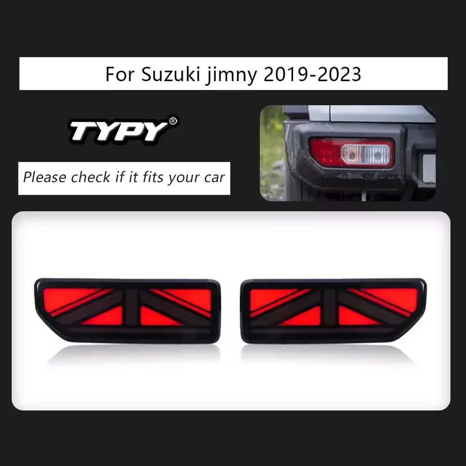 

Автомобильные фары TYPY для Suzuki Jimny, задний фонарь 2019-2023, светодиодные задние фонари DRL, последовательный указатель поворота, дневные ходовые огни, автозапчасти