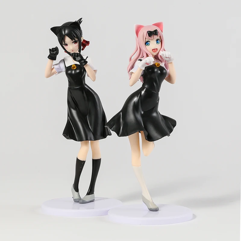 

Kaguya sama: Love Is War Shinomiya Kaguya Fujiwara Chika Collectible Figure Model Dolls Decoration Toys 2pcs/set