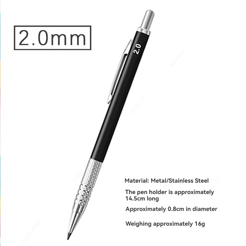 

Механический карандаш металлический набор стержней 0.3 0.5 0.7 0.9 2.0