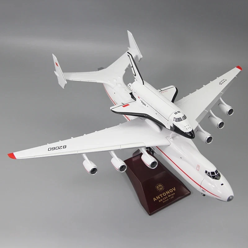 Фото Большой самолет 1:200 для Антонов AN-225 AN225 Mriya Spacehuttle, транспортная модель самолета, полимерная копия модели самолета, игрушка для Colle №3