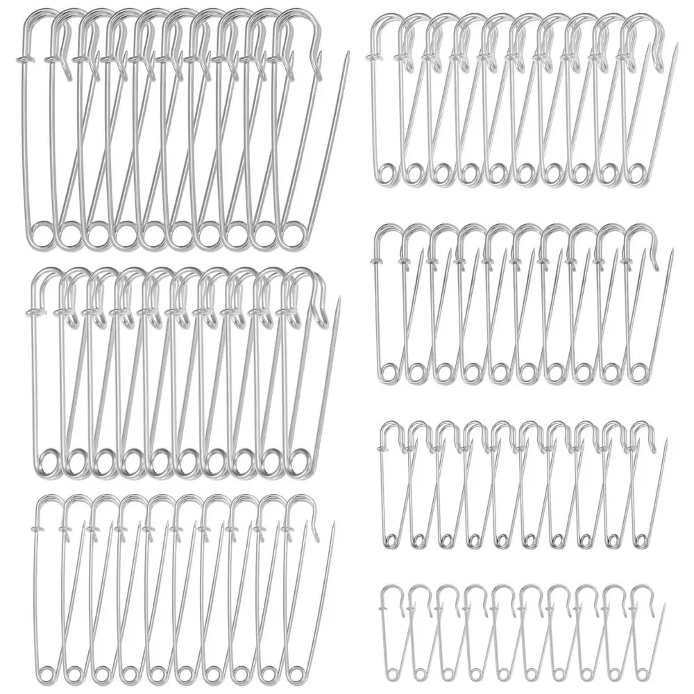 Булавки для изготовления ювелирных изделий своими руками, инструменты для шитья, маленькие булавки, большая безопасная бриллиантовая брошь для 38/45/50/55/60/65/70/75/80/100 мм