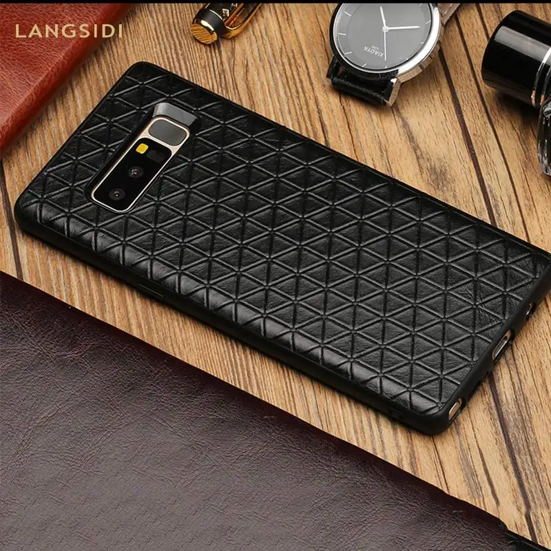 Ultra-thin phone case for Samsung Galaxy S8 S8plus S9 S9plus Note 8 Non-slip Business individuality texture protective case
