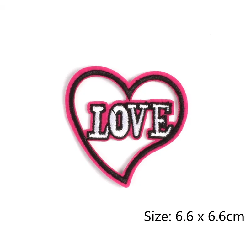 Наклейка на одежду сделай сам с надписью LOVE 10 шт.