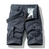 2021 shorts for men summer tactical cotton shorts solid color denim jogger pants short sport casual outdoor trousers men clothes