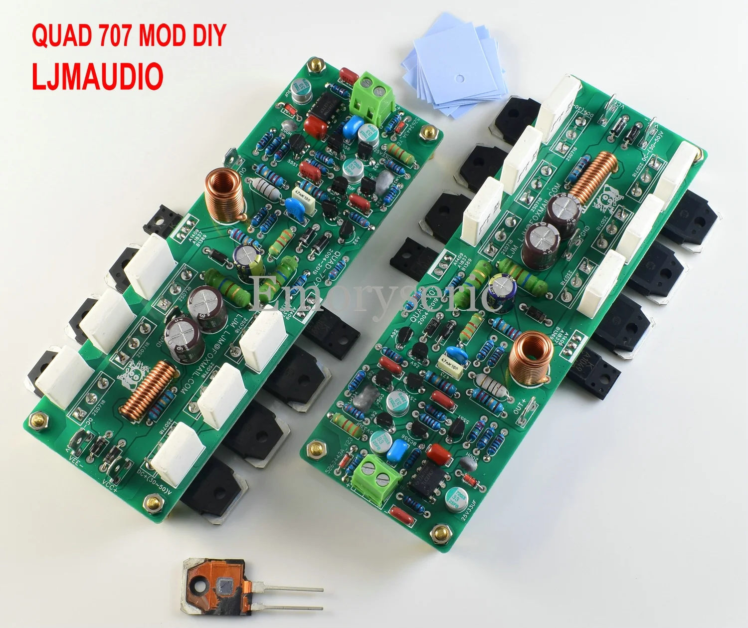 Фото Плата усилителя мощности QUAD 707, обновленная схема QUAD 405/606, усилитель звука Hi-Fi высокой мощности DIY №1