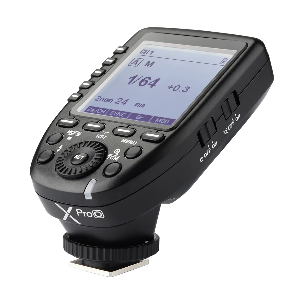 

Беспроводной триггер для вспышки Godox XPRO O TTL 2,4G Беспроводная система X E-TTL II HSS триггер передатчик для камеры OLYMPUS Panason
