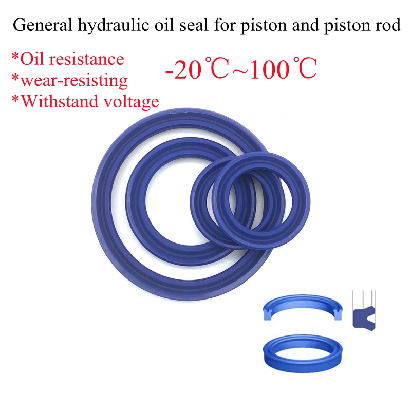 

5pcs Polyurethane Hydraulic Cylinder Oil Sealing O Ring ID 10mm 11mm 12mm UN/UHS/U/Y Type Shaft Hole General Sealing Ring Gasket