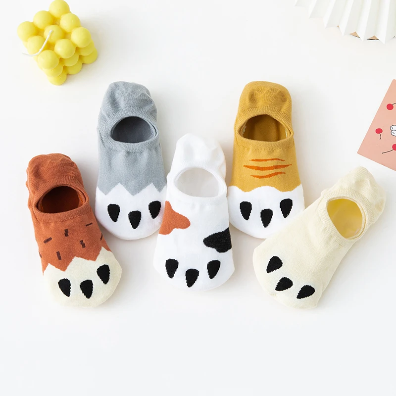 

Носки низкие женские хлопковые, мягкие дышащие, с принтом, для сна, лето 2022